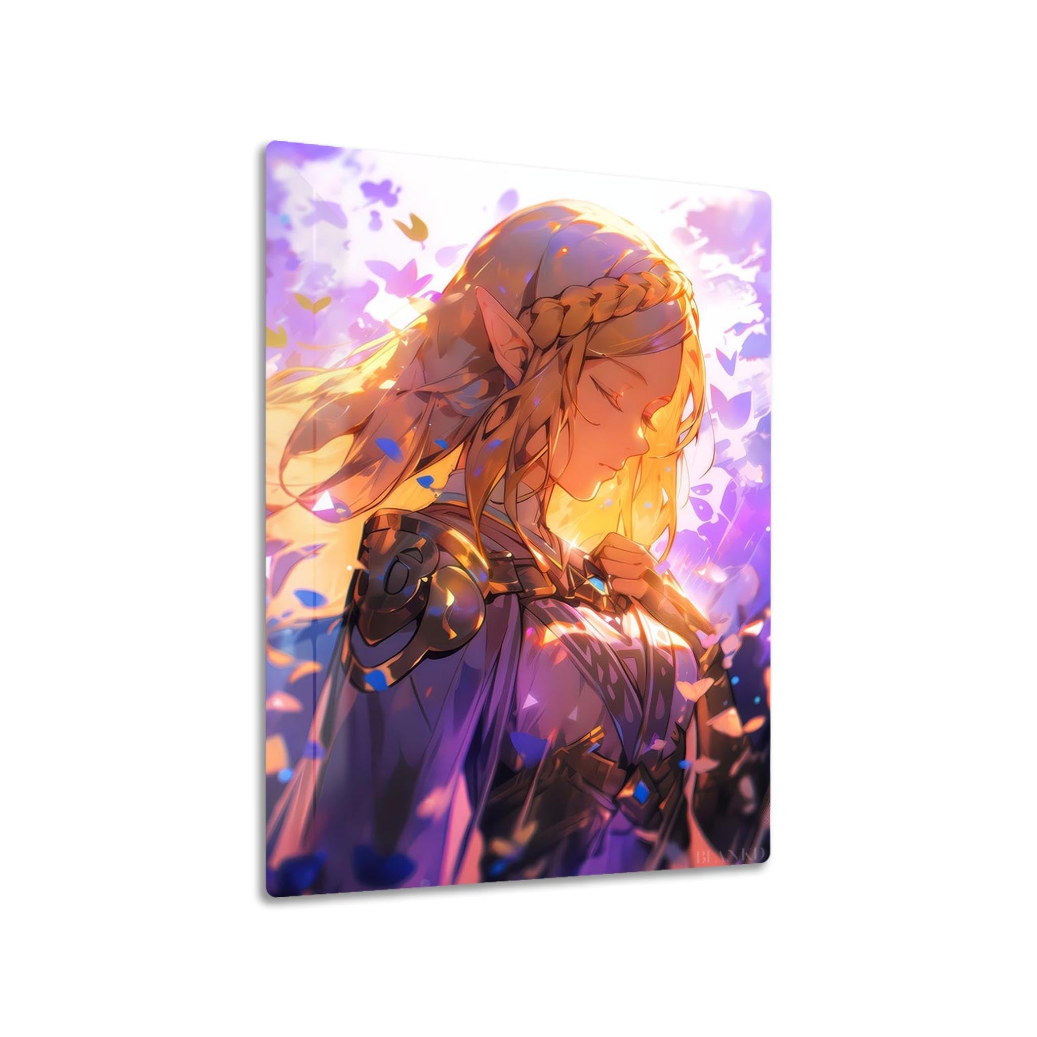 Zelda Serene metal poster